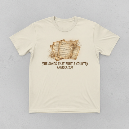Harmonies of History — America 250 Heritage Tee