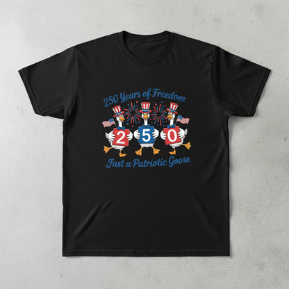 America 250 – Patriotic Goose Parade T-Shirt