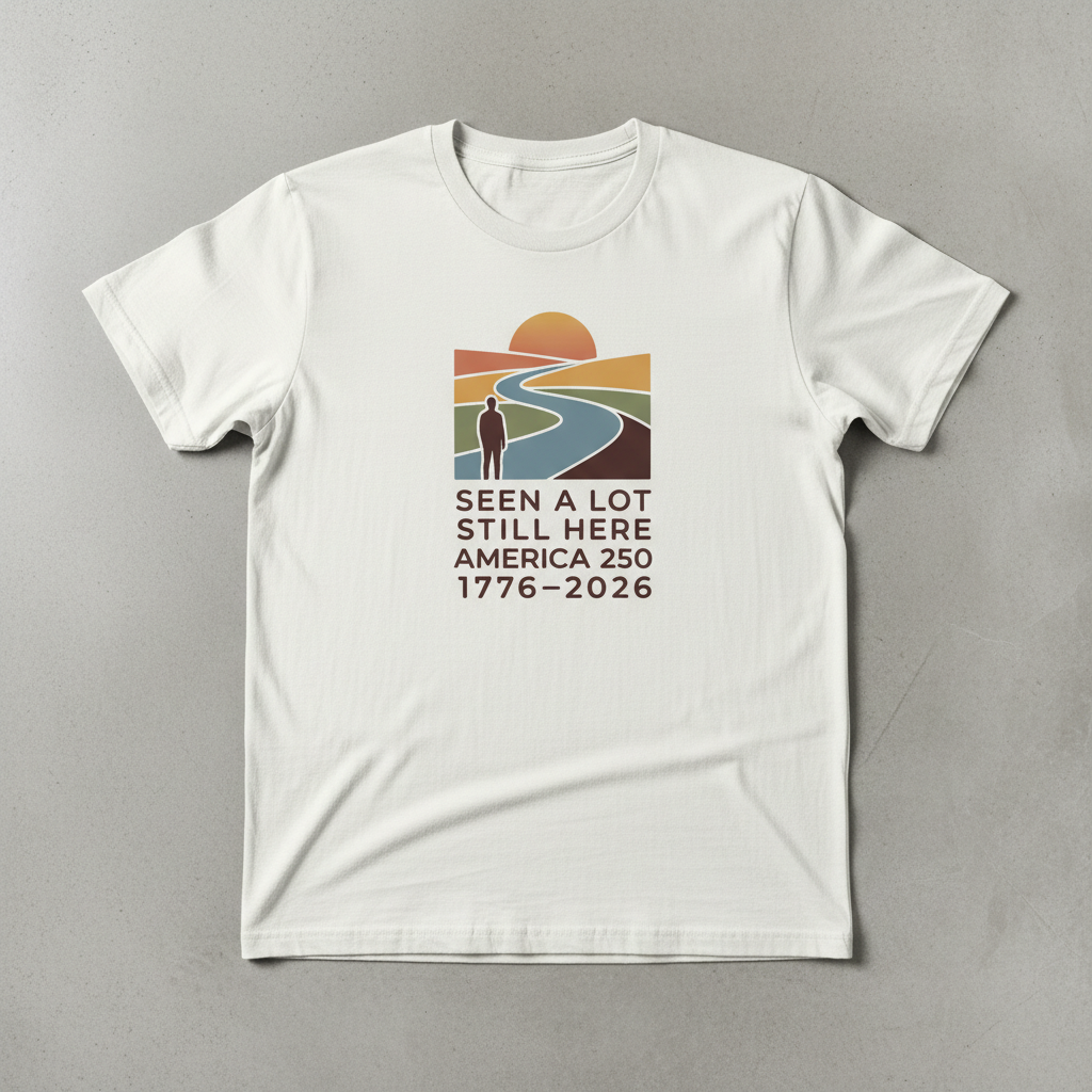 Seen the Road, Still Standing — America 250 Wayfarer Tee