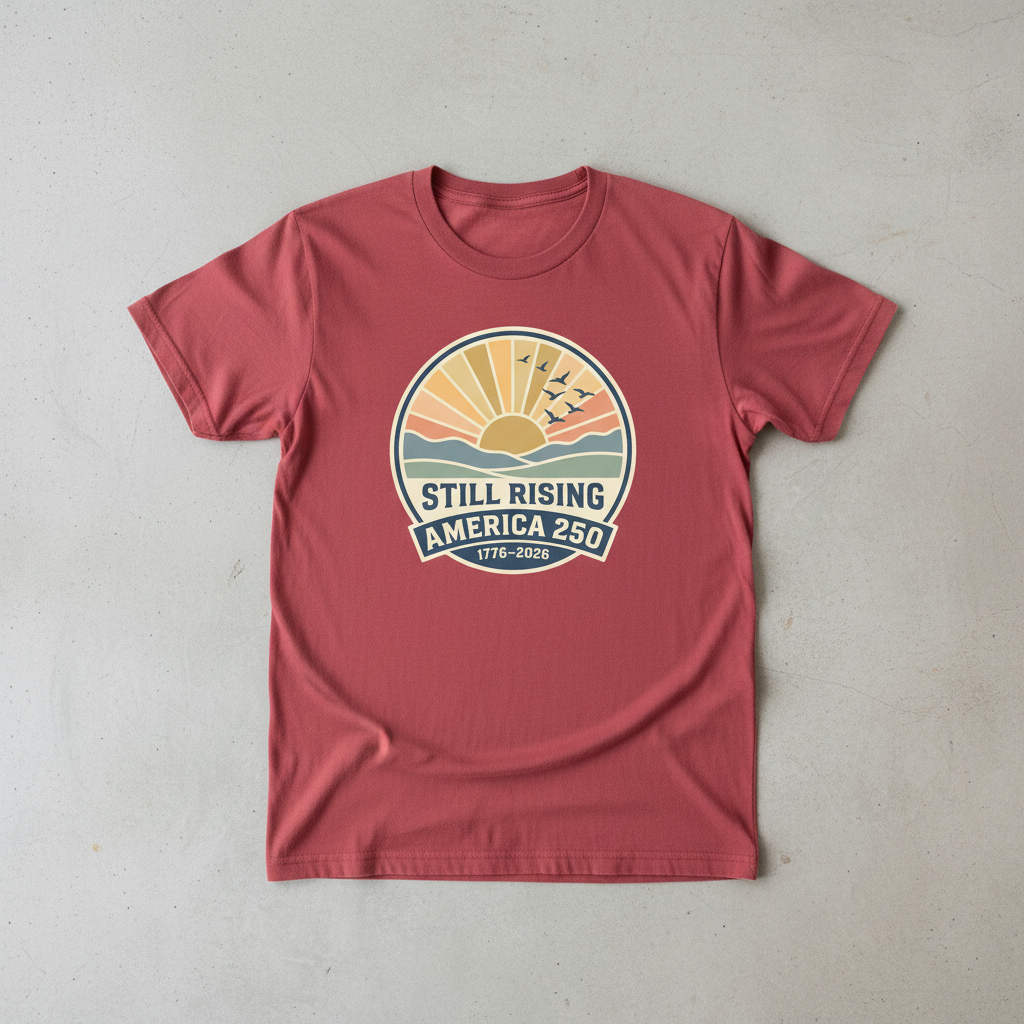 Still Rising — America 250 Sunrise Tee