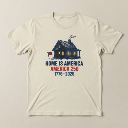 Home Is America — 1776–2026 Heritage Tee