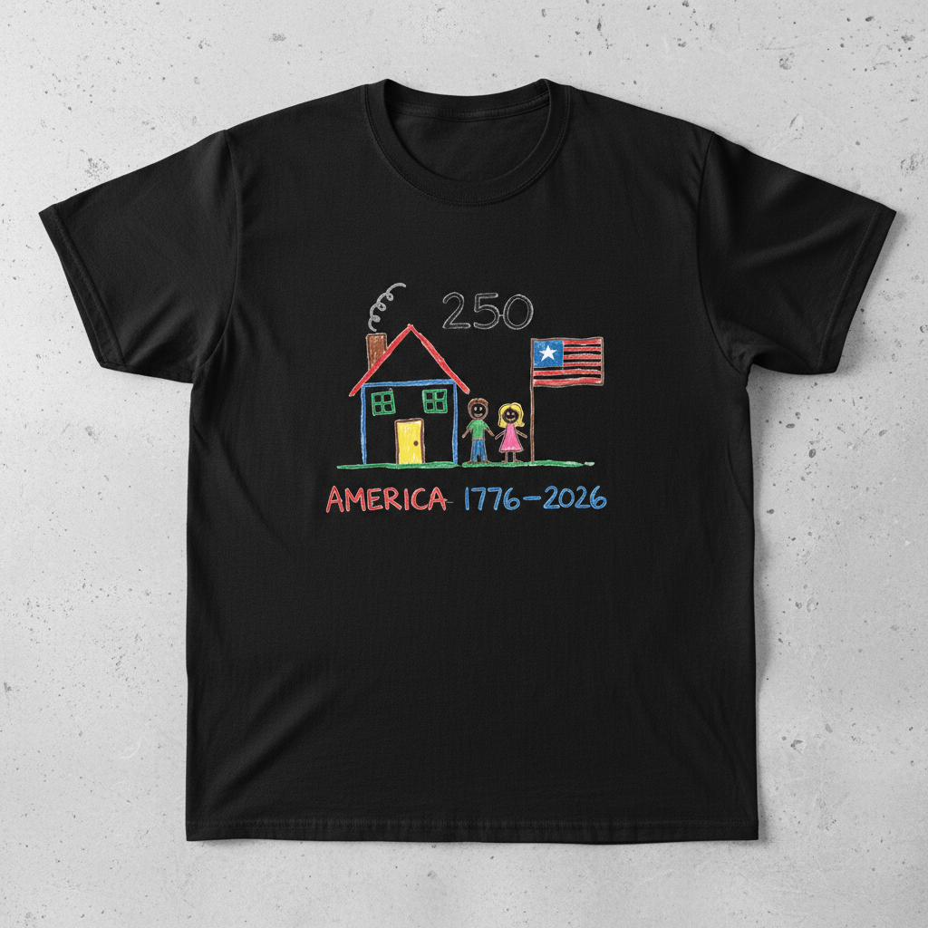Drawn by Generations — America 250 Heritage Tee