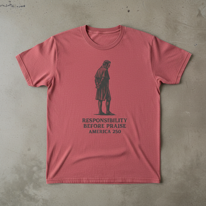 Duty Before Applause — America 250 Heritage Tee