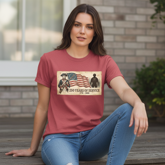 250 Years of Service — America 250 Heritage Tee