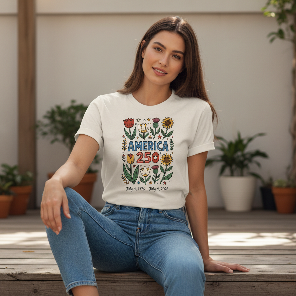 Garden of Liberty — America 250 Heritage Tee