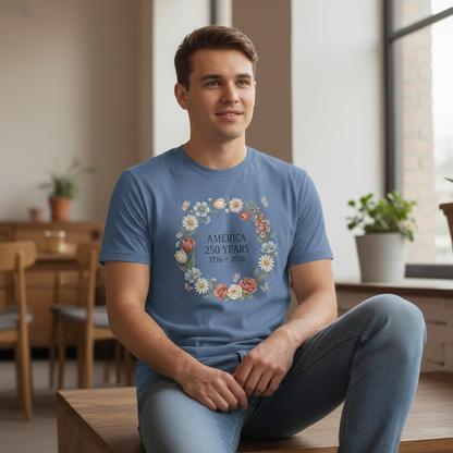 Blossoms of Liberty — America 250 Heritage Tee