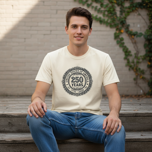 The Anniversary Seal — America 250 Heritage Tee