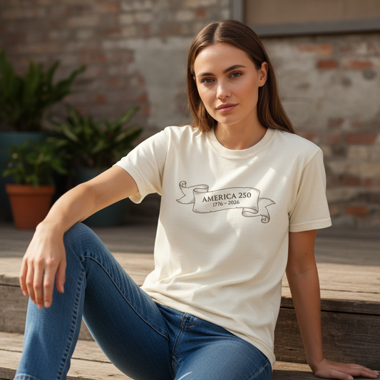 Eternal Scroll — America 250 Heritage Tee
