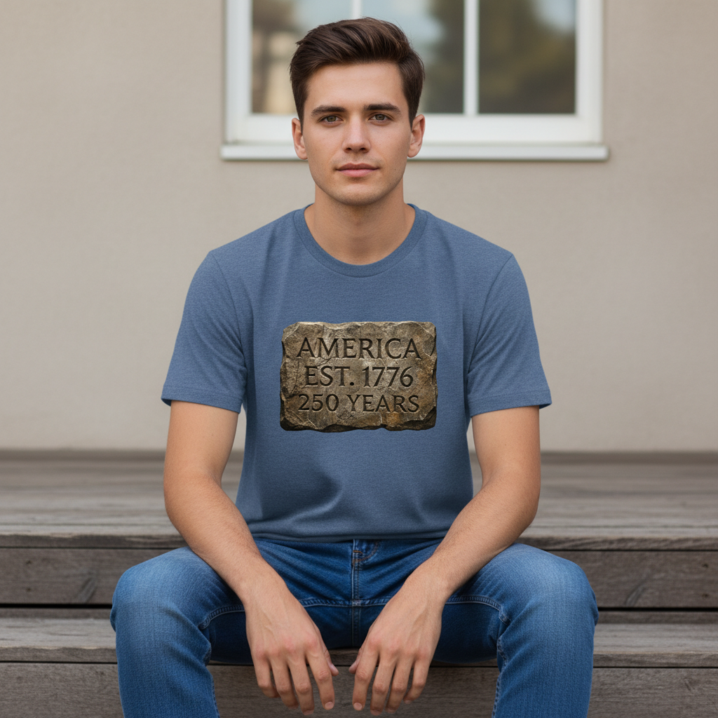 Carved in Stone — America 250 Heritage Tee