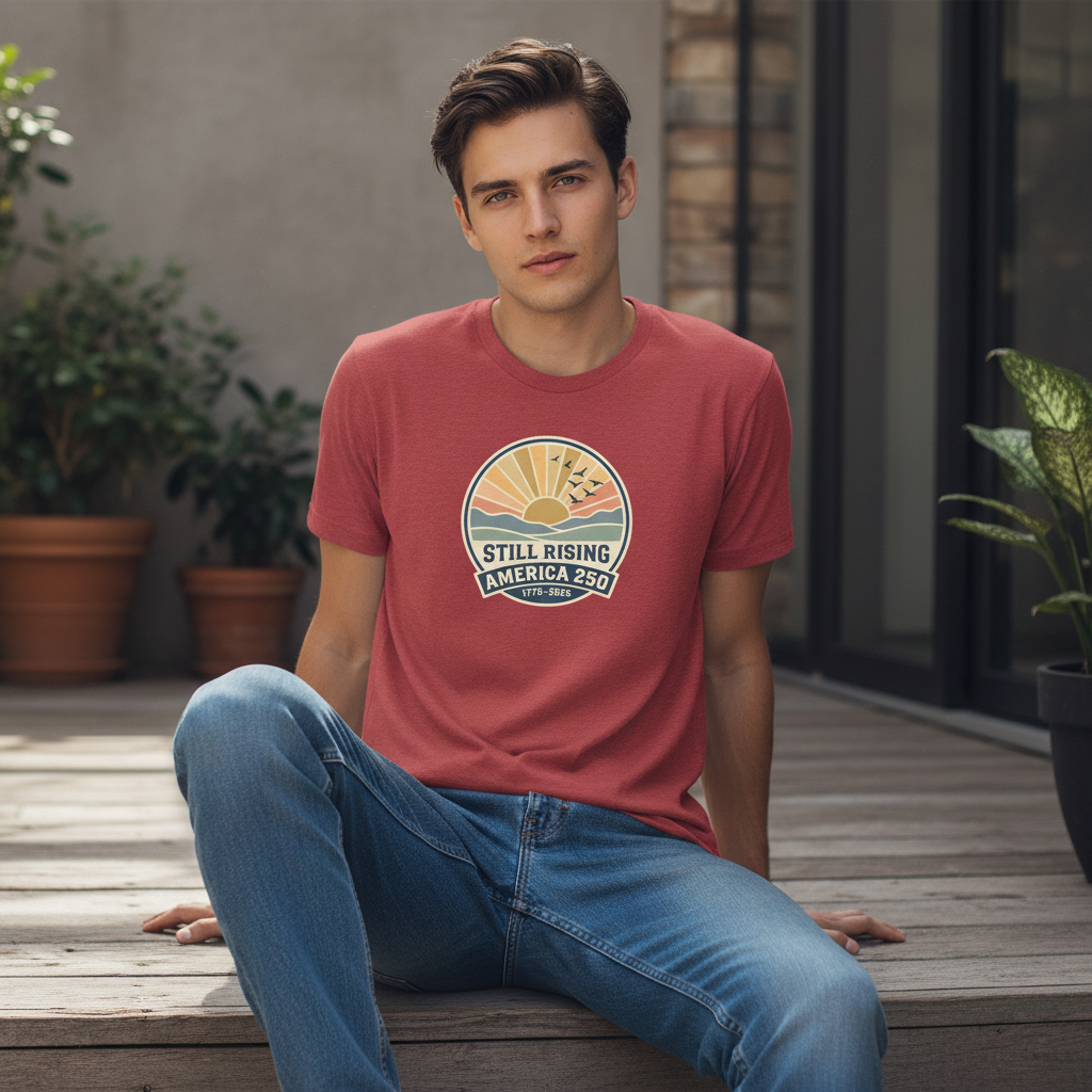 Still Rising — America 250 Sunrise Tee