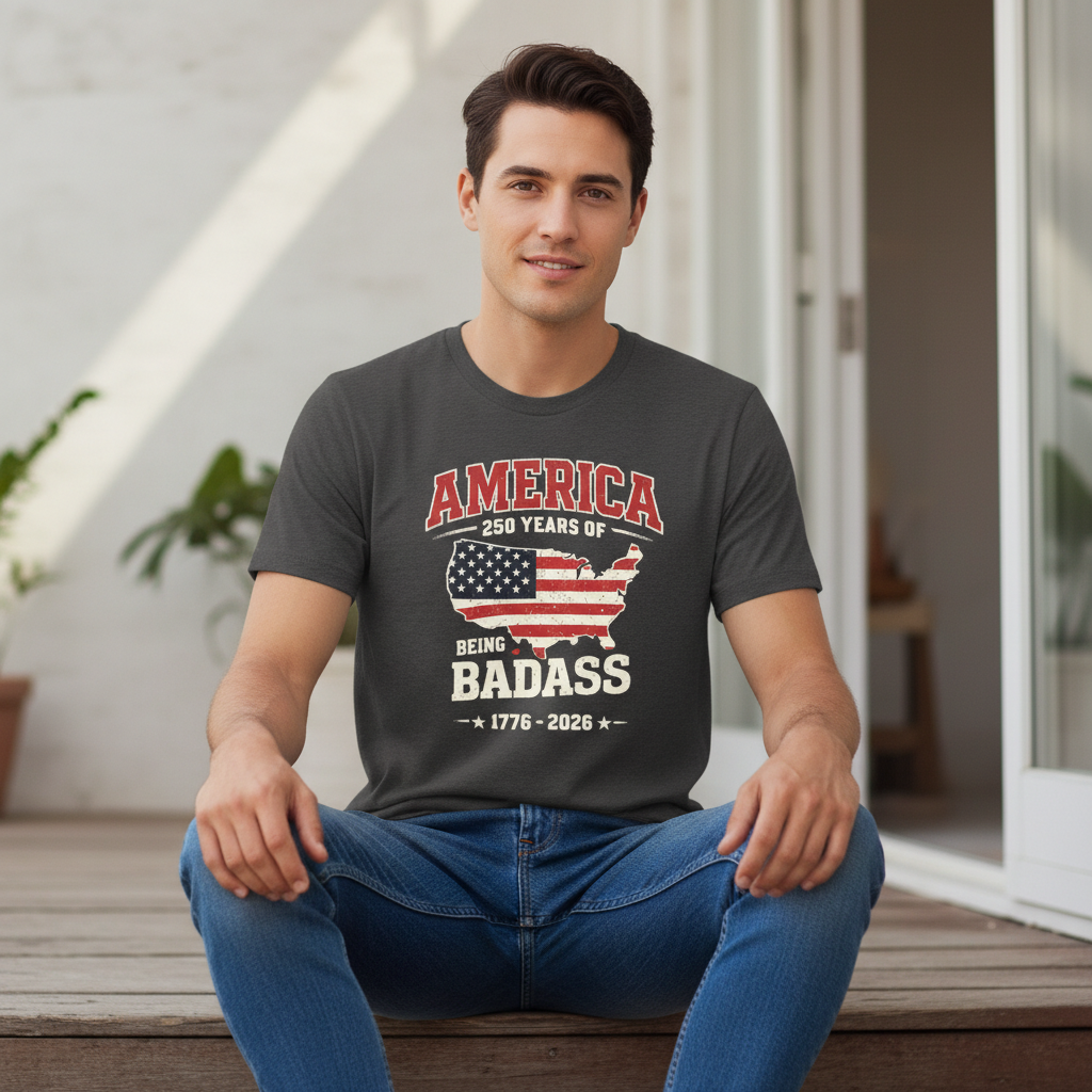 America 250 – Being Badass T-Shirt