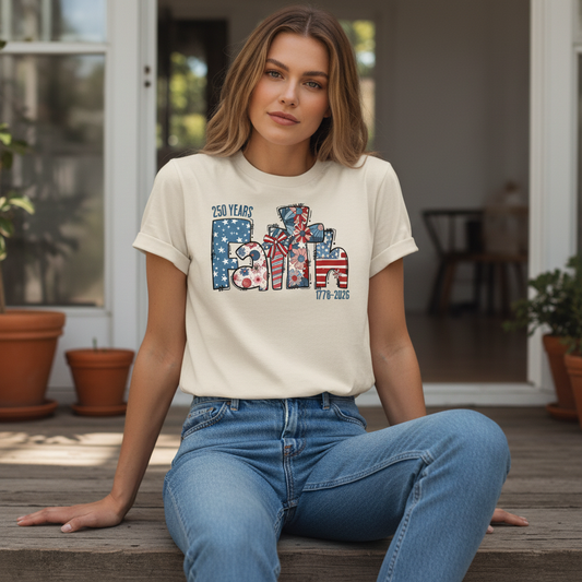 America 250 – Faith & Freedom T-Shirt
