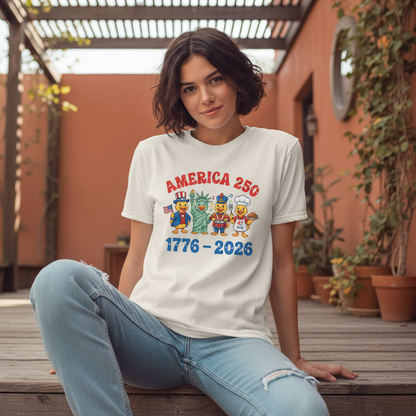 America 250 – Patriotic Duck Parade T-Shirt