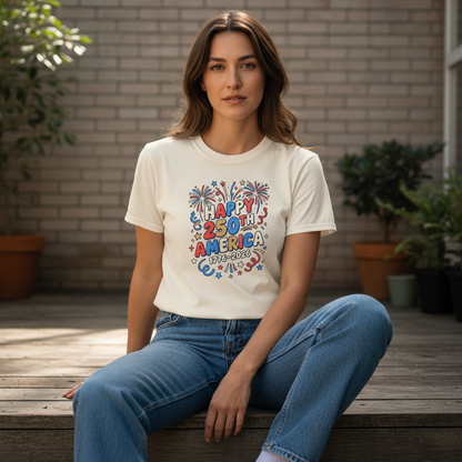 Happy 250th America — Independence Celebration 1776–2026 T-Shirt