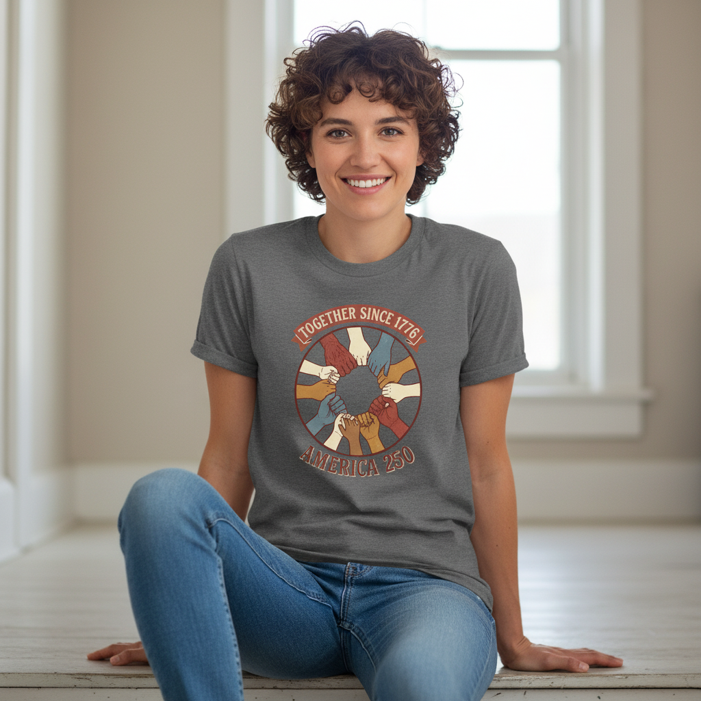Together Since 1776 – America 250 Celebrating Unity Across Generations T-Shirt