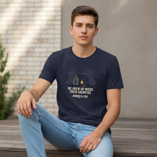 Shelter of Sacrifice — America 250 Heritage Tee