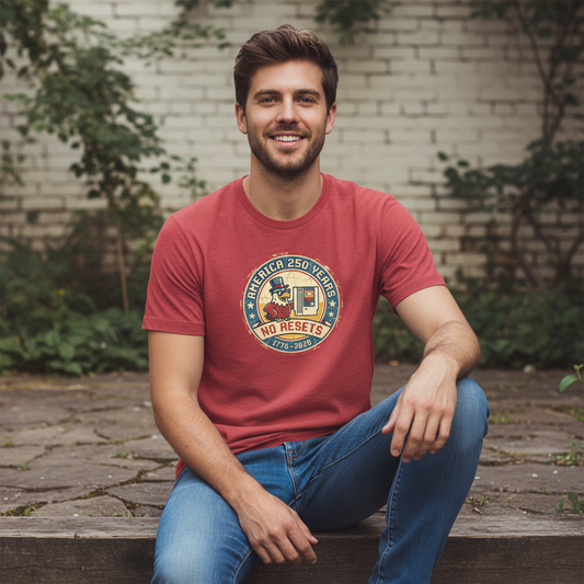 America 250 Years No Resets – One Nation, One Timeline, No Second Chances Since 1776 T-Shirt
