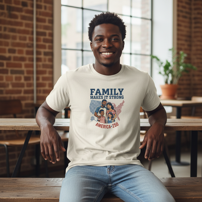 Family Makes It Strong — A Commemorative America 250 Heritage Tee