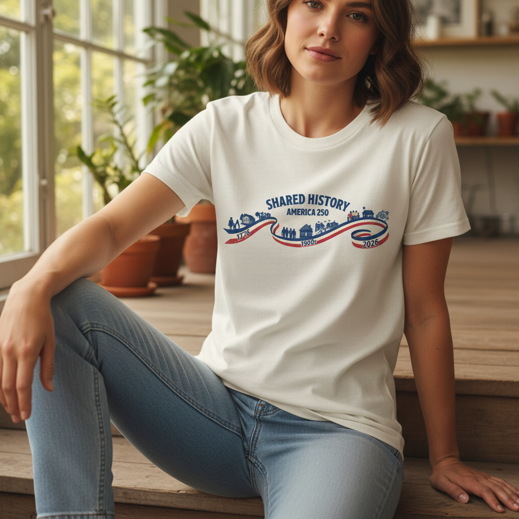 National Ribbon — America 250 Heritage Tee