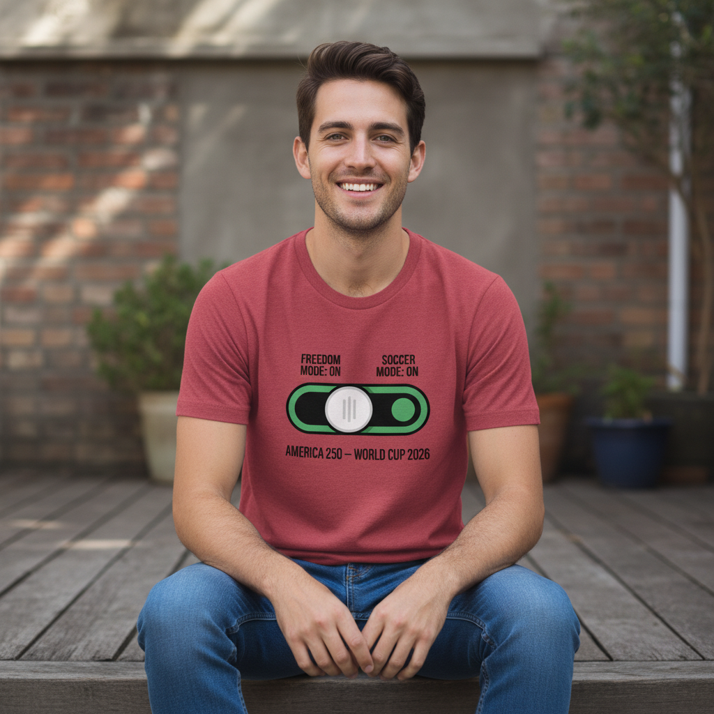 America 250 — Freedom & Soccer Mode Activated | World Cup 2026 T-Shirt
