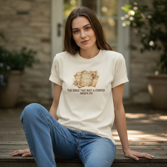 Harmonies of History — America 250 Heritage Tee