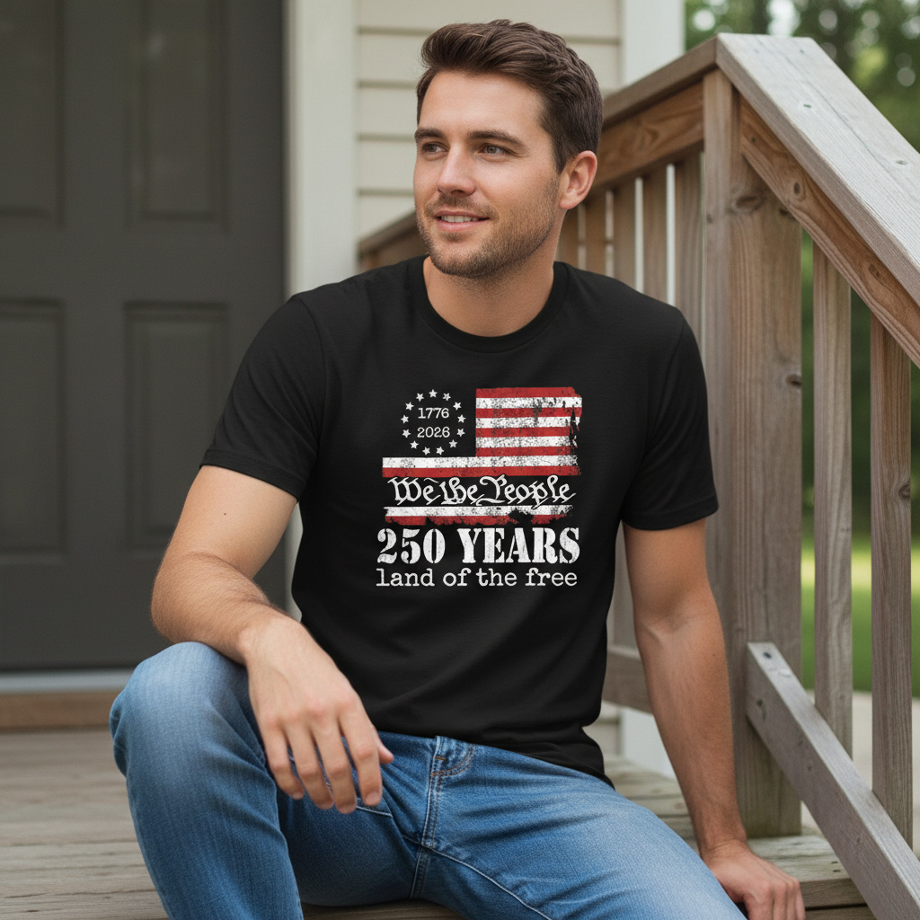 America 250 – We The People, Land of the Free T-shirt