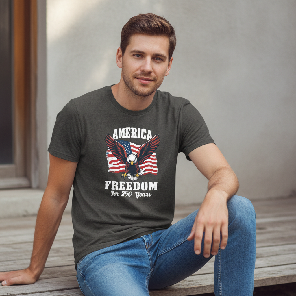 America Freedom – 250 Years (1776–2026) T-Shirt