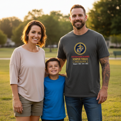 Personalized Marine Corps Years of Service Tee