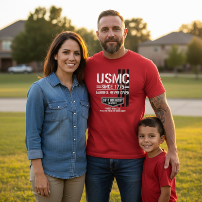 USMC "0311 Infantry" No Better Friend No Worse Enemy Tee