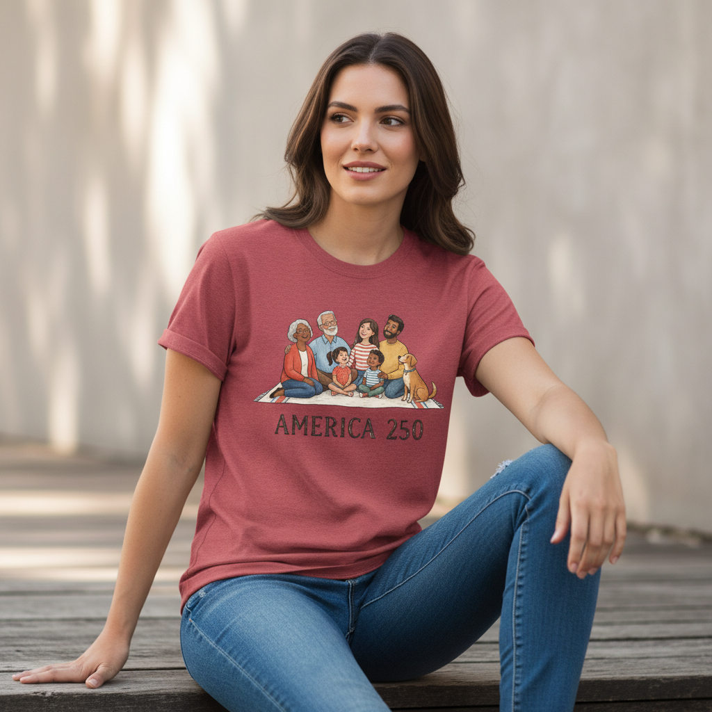 Generations Together — America 250 Family Tee