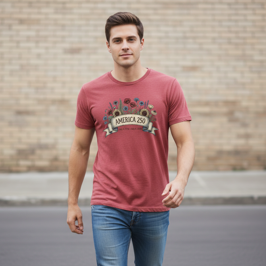 Wildflowers of Liberty — America 250 Heritage Tee