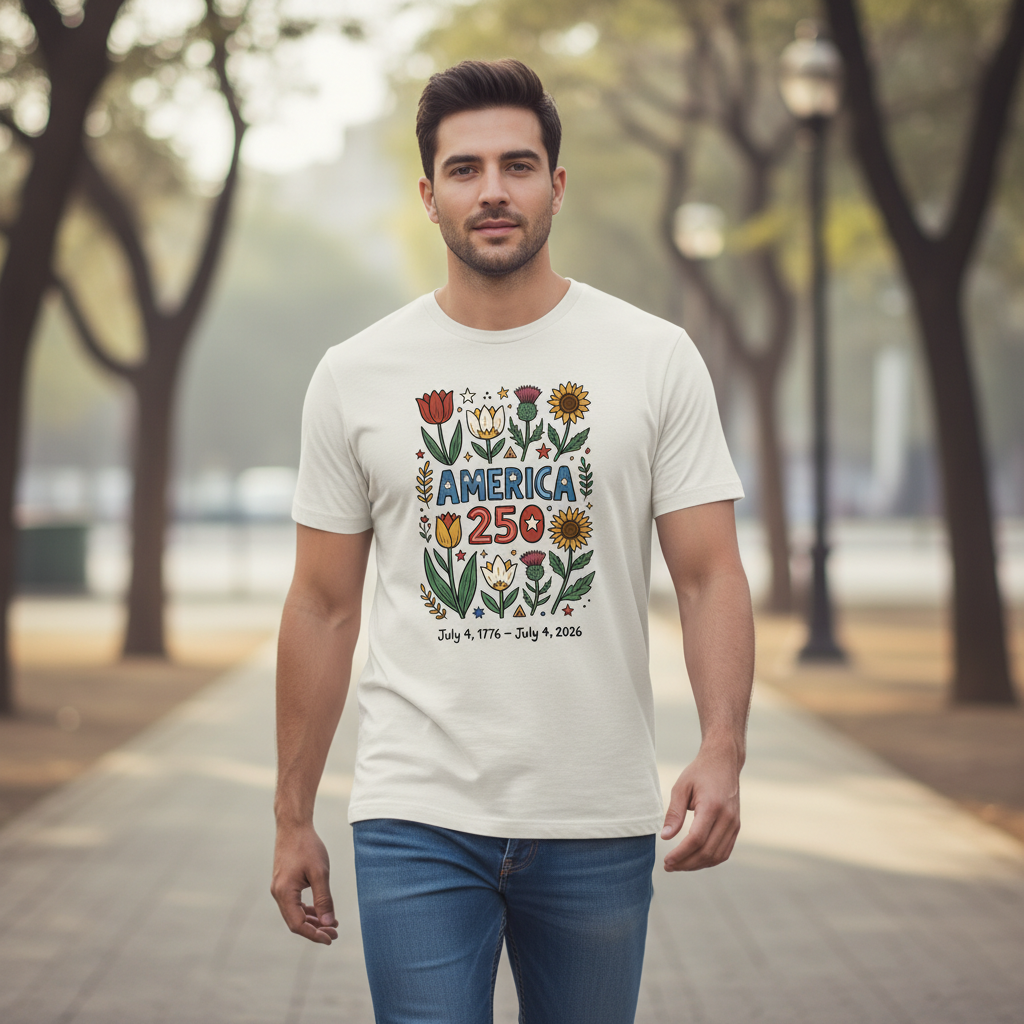 Garden of Liberty — America 250 Heritage Tee