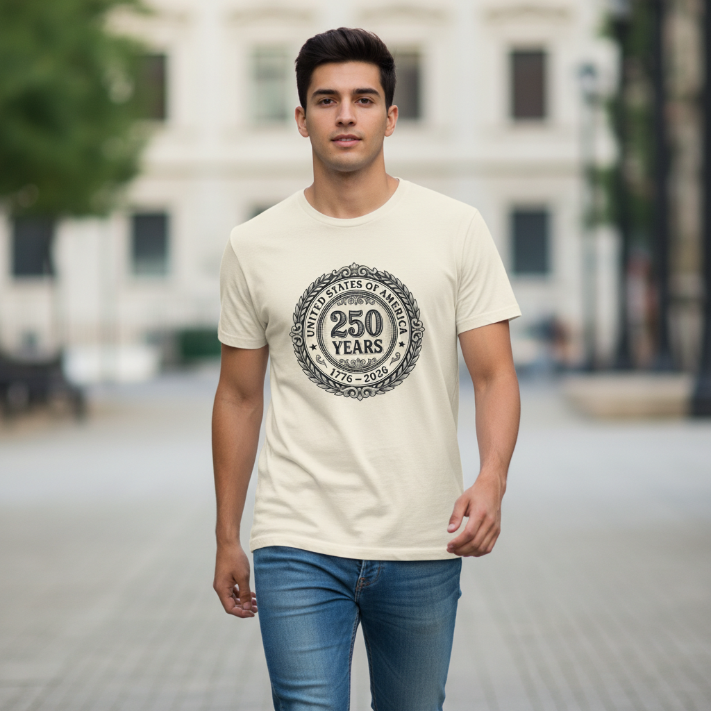 The Anniversary Seal — America 250 Heritage Tee