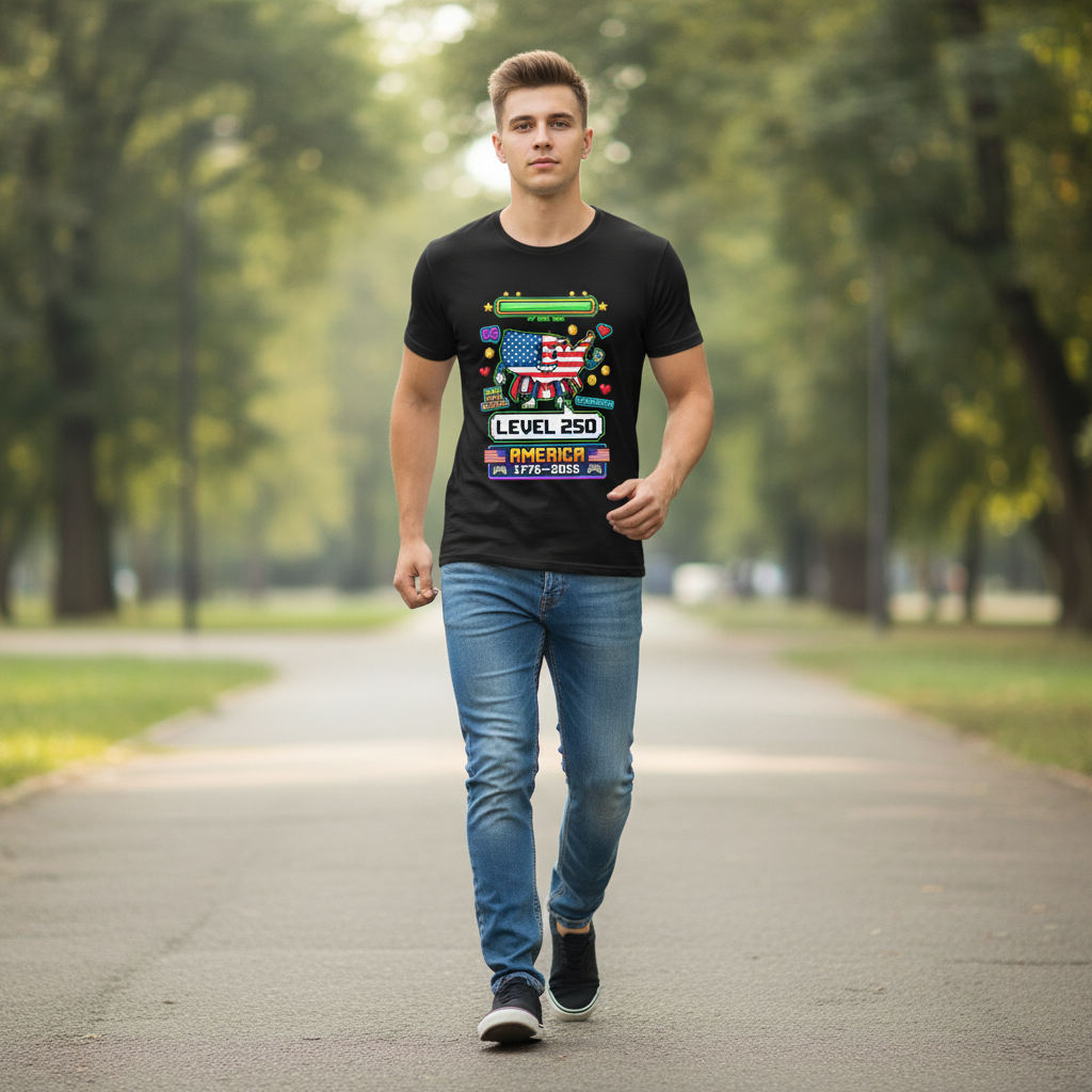 America Reached Level 250  T-Shirt