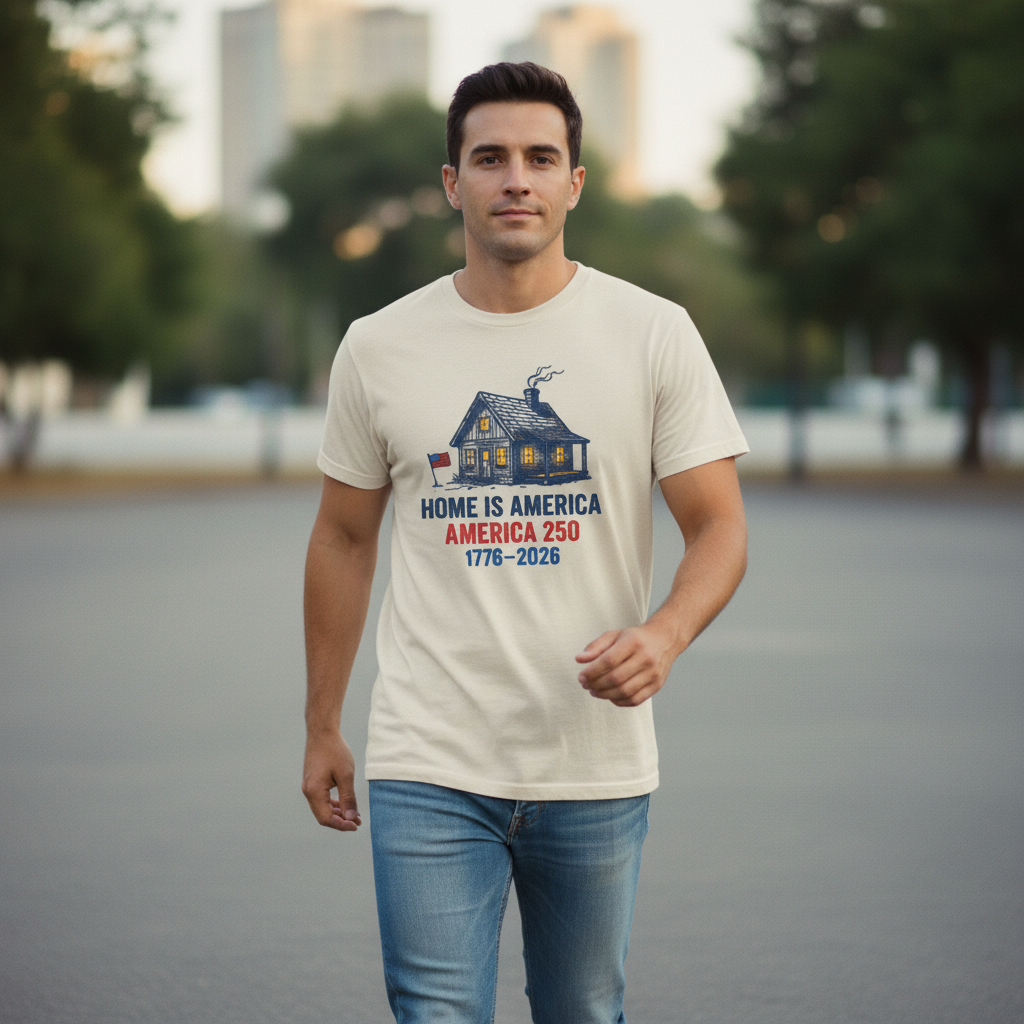 Home Is America — 1776–2026 Heritage Tee