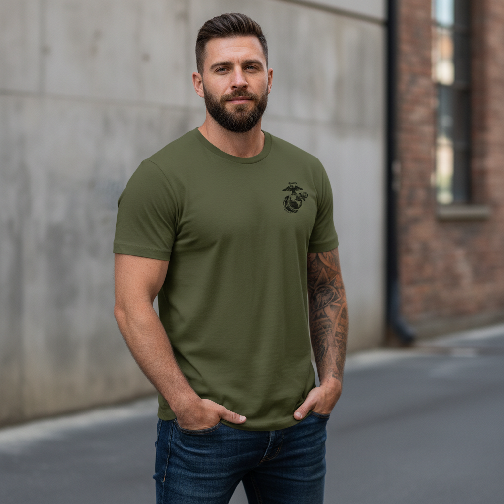 "America 250" USMC Brotherhood 1775-2025 Tribute Tee