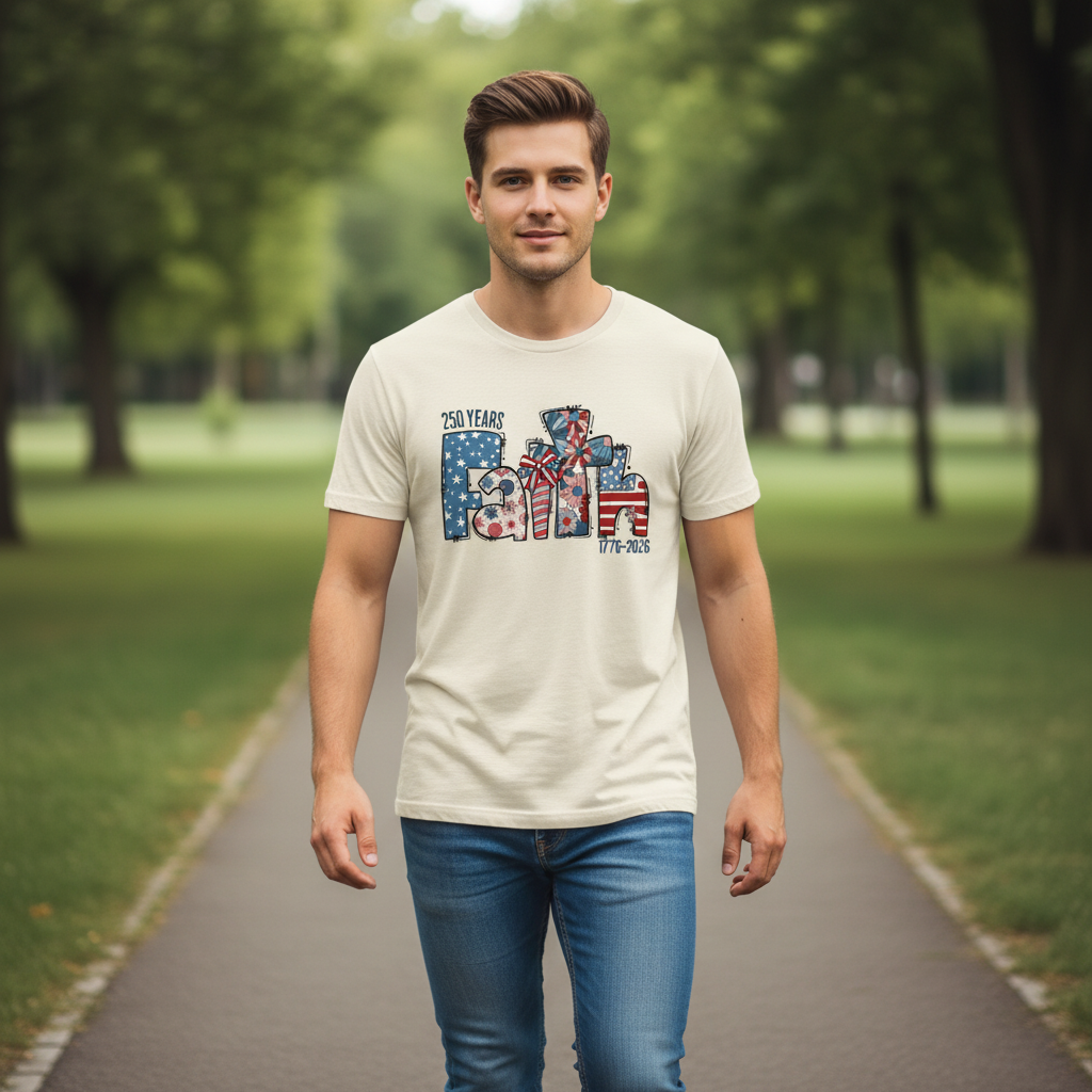 America 250 – Faith & Freedom T-Shirt