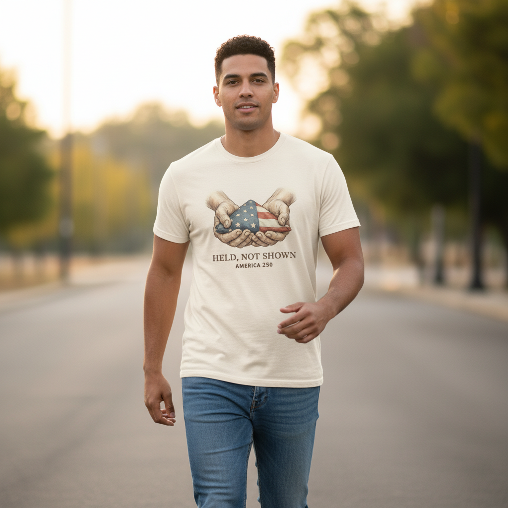 Held, Not Shown — America 250 Tee