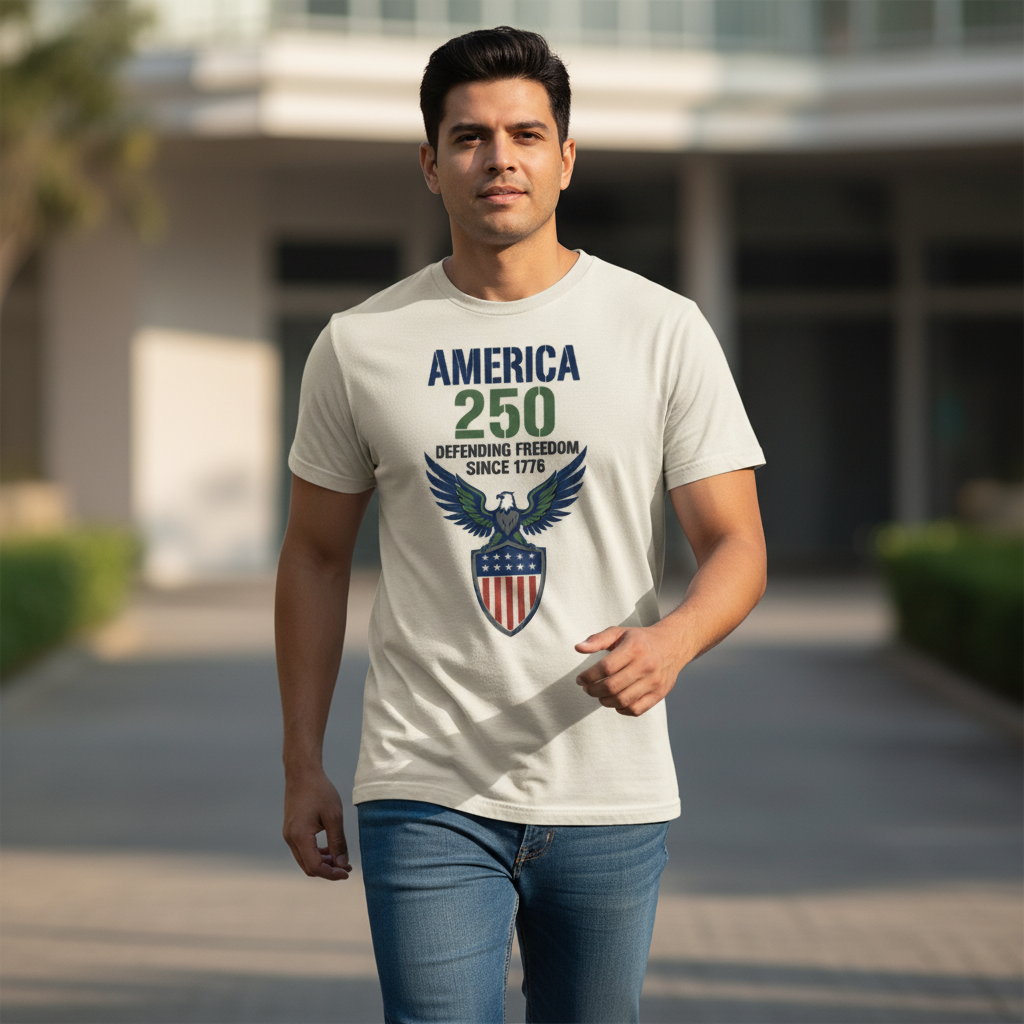 America 250 — Defending Freedom Since 1776 T-Shirt