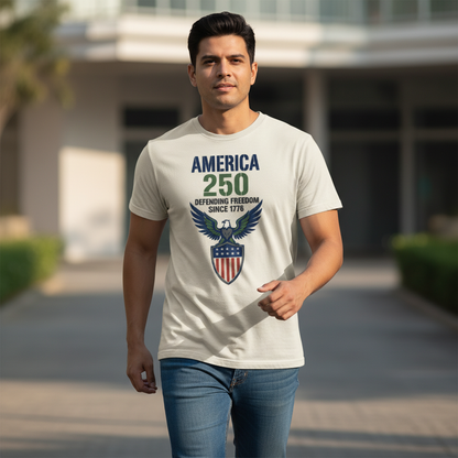 America 250 — Defending Freedom Since 1776 T-Shirt