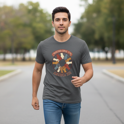 Together Since 1776 – America 250 Celebrating Unity Across Generations T-Shirt