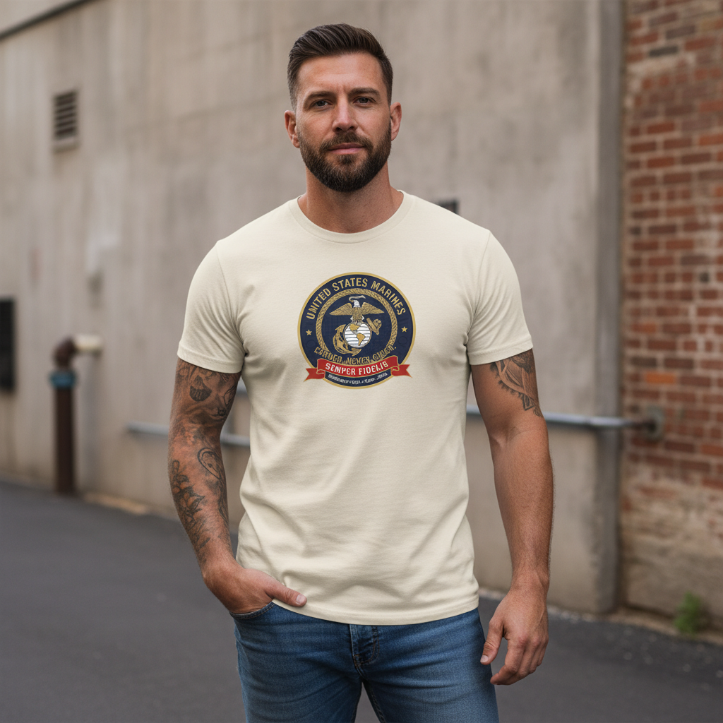United States Marines Emblem Heritage Edition Tee