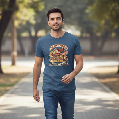 Home Is Where the Game Lives — America 250 World Cup Tee
