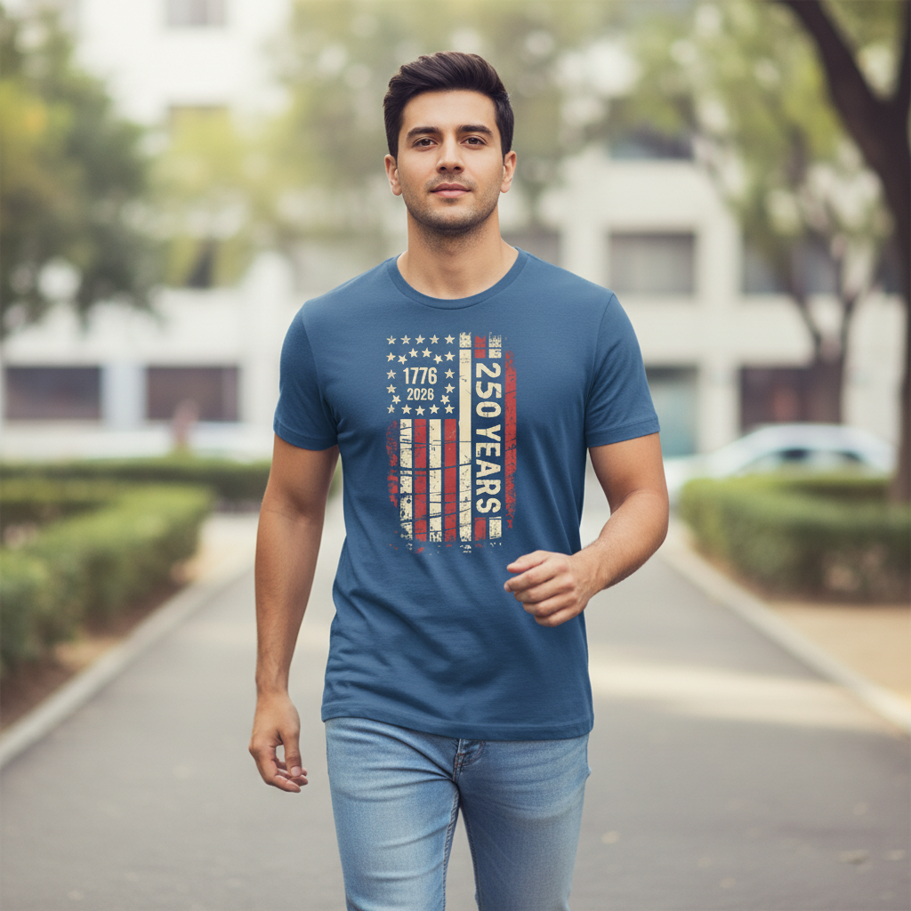 USA 250 – Vertical Flag Legacy T-Shirt