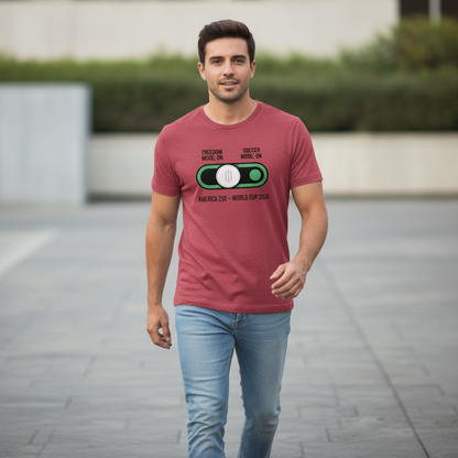 America 250 — Freedom & Soccer Mode Activated | World Cup 2026 T-Shirt