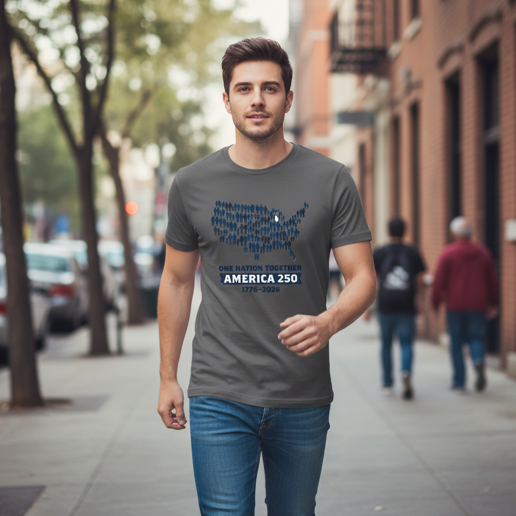 United Silhouette — America 250 Heritage Tee