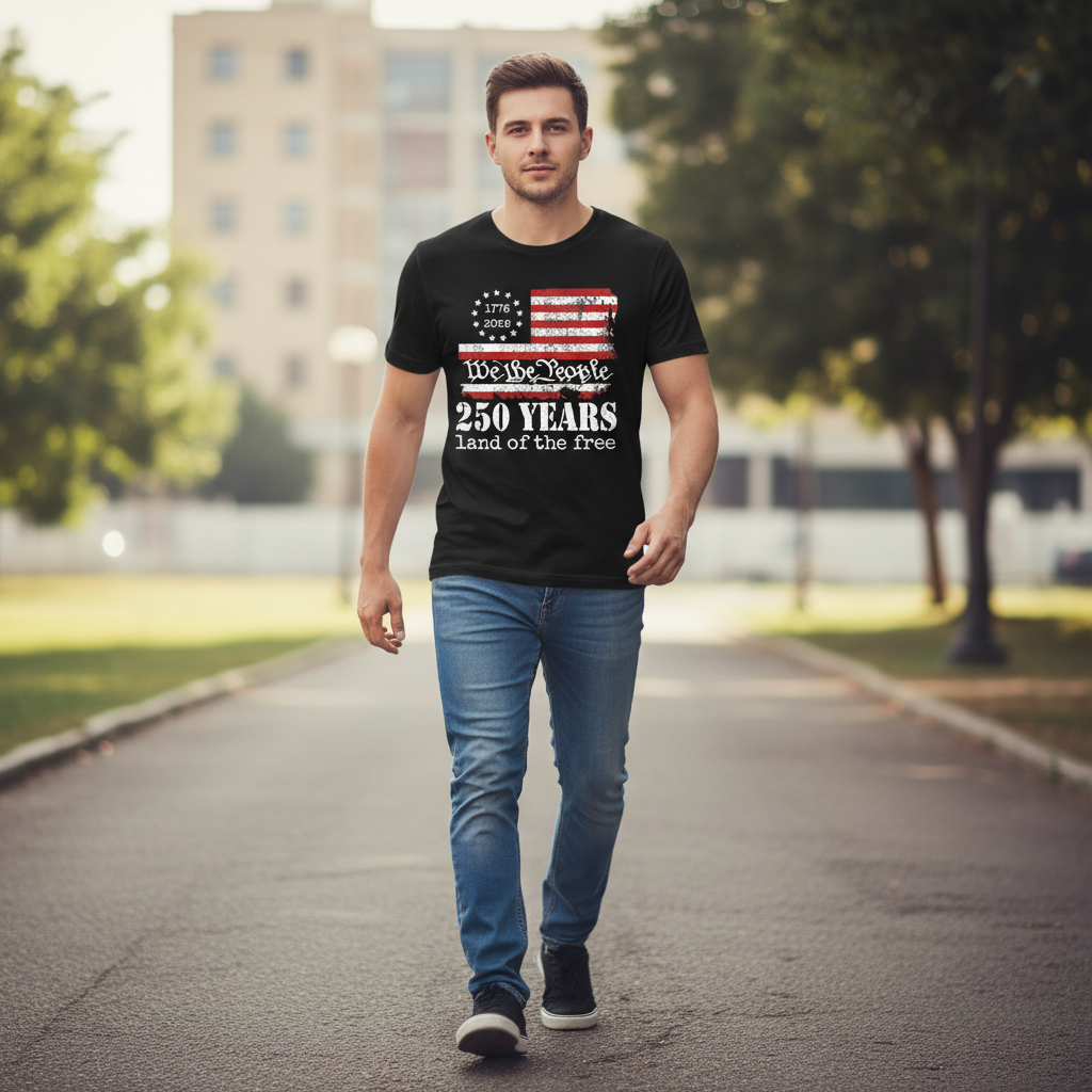 America 250 – We The People, Land of the Free T-shirt