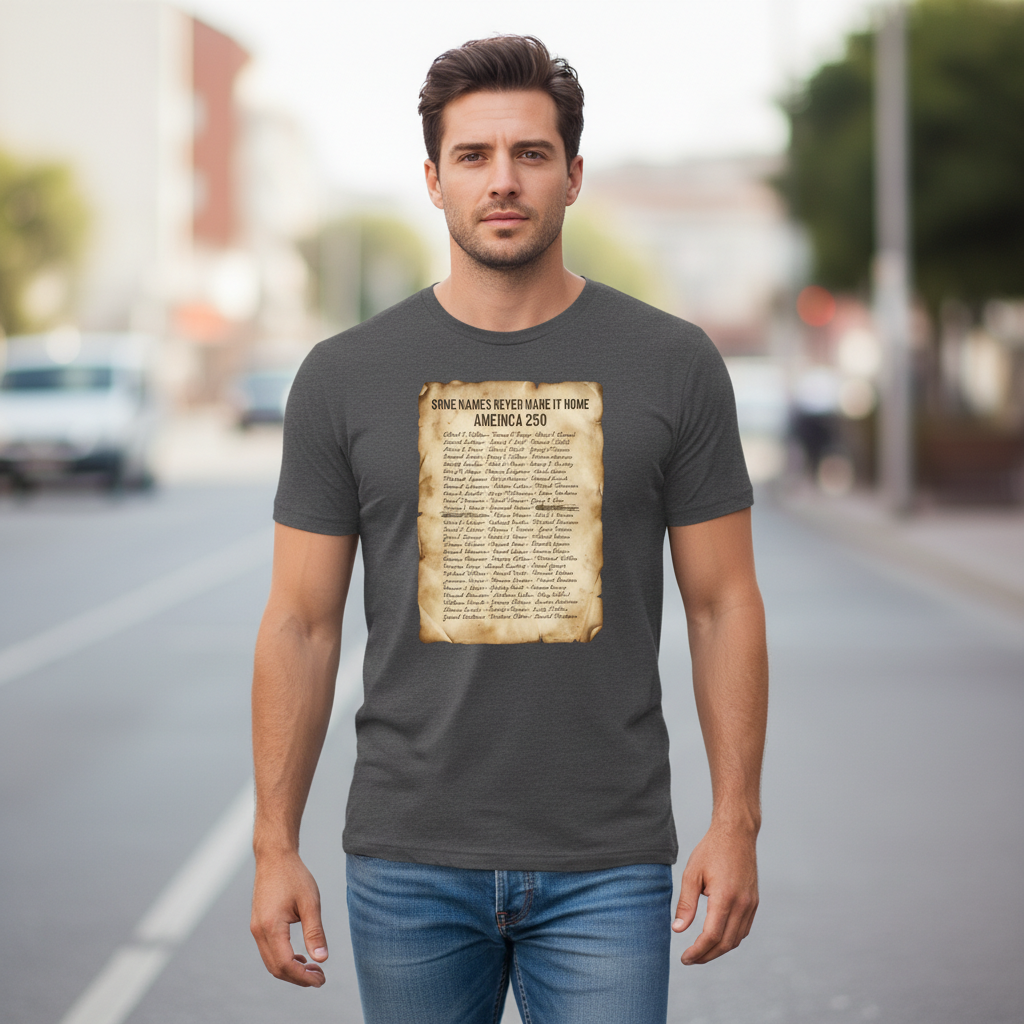 Forgotten Heroes — America 250 Heritage Tee