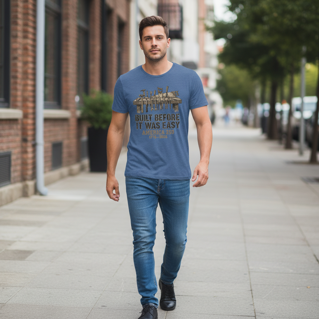 Foundation of Hard Work — America 250 Workline Tee