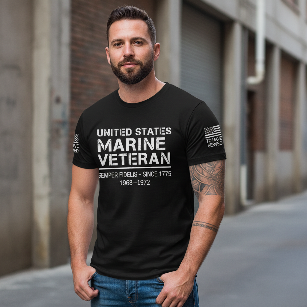 "Semper Fidelis" USMC Vietnam Era Veteran Tribute Tee